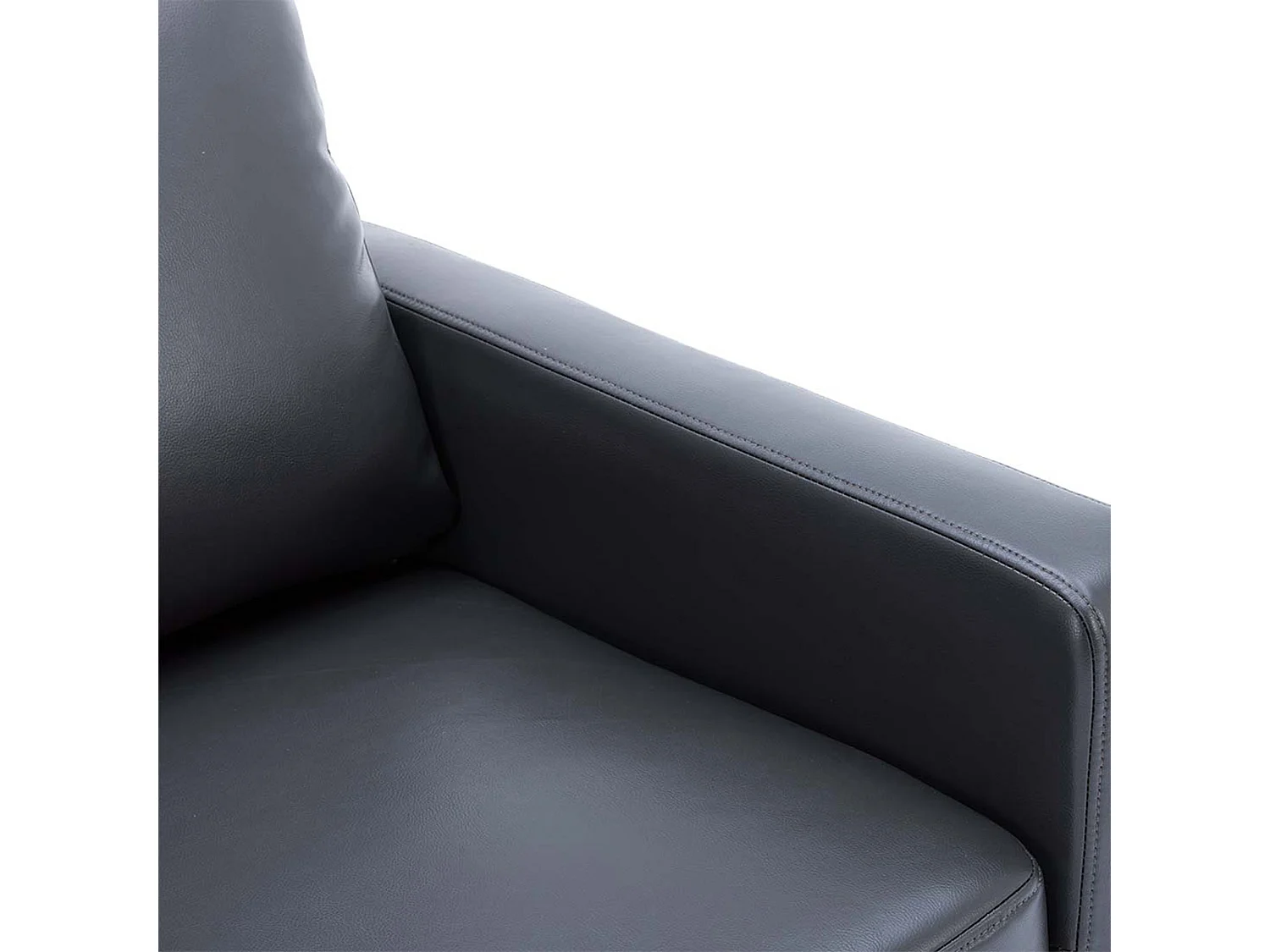 Riley Pushback Recliner Air Leather Modern Accent Recliner Chair