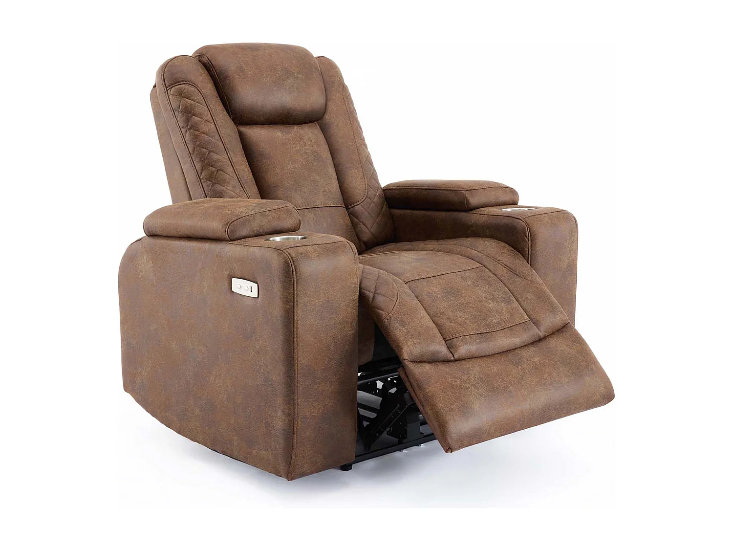 Ashton Electric Recliner Technology Fabric USB-C Charging Recliner Chair
