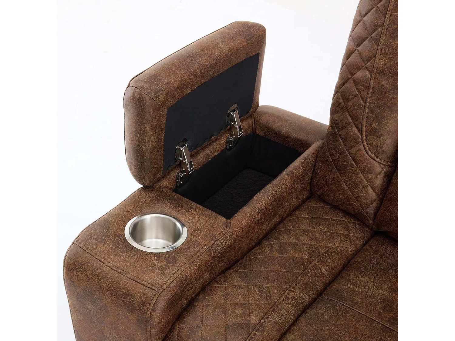Ashton Electric Recliner Technology Fabric USB-C Charging Recliner Chair