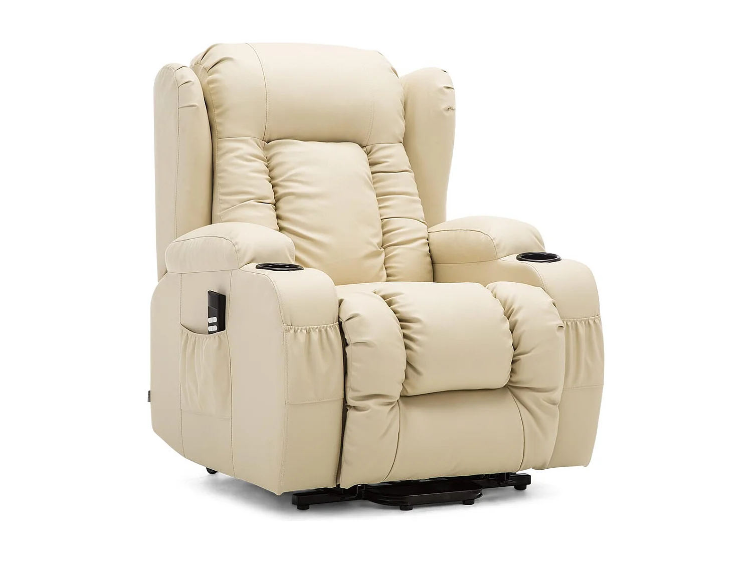 Caesar Dual Motor Rise Recliner Bonded Leather Heat And Massage Chair