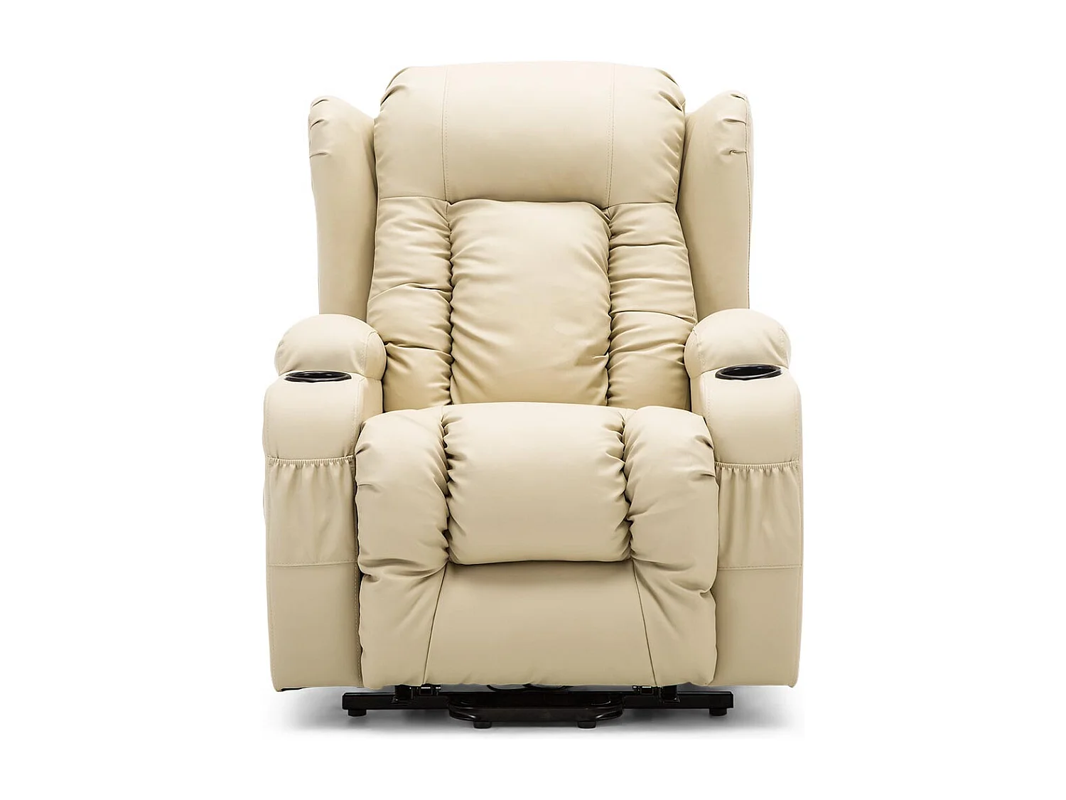 Caesar Dual Motor Rise Recliner Bonded Leather Heat And Massage Chair