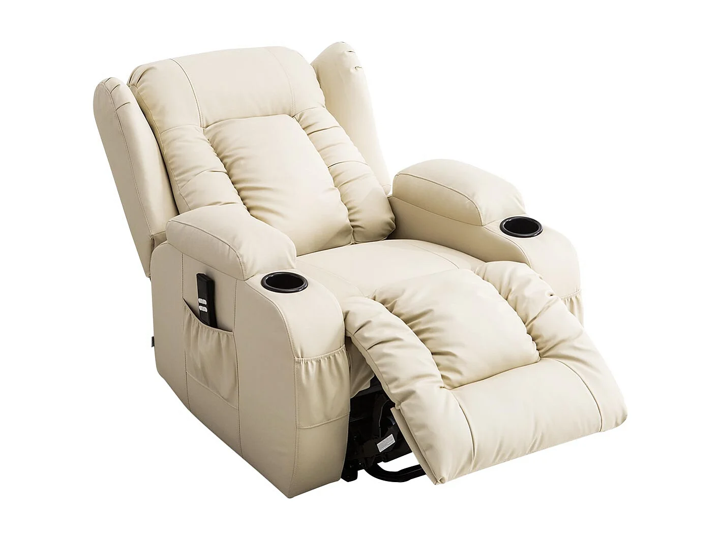 Caesar Dual Motor Rise Recliner Bonded Leather Heat And Massage Chair