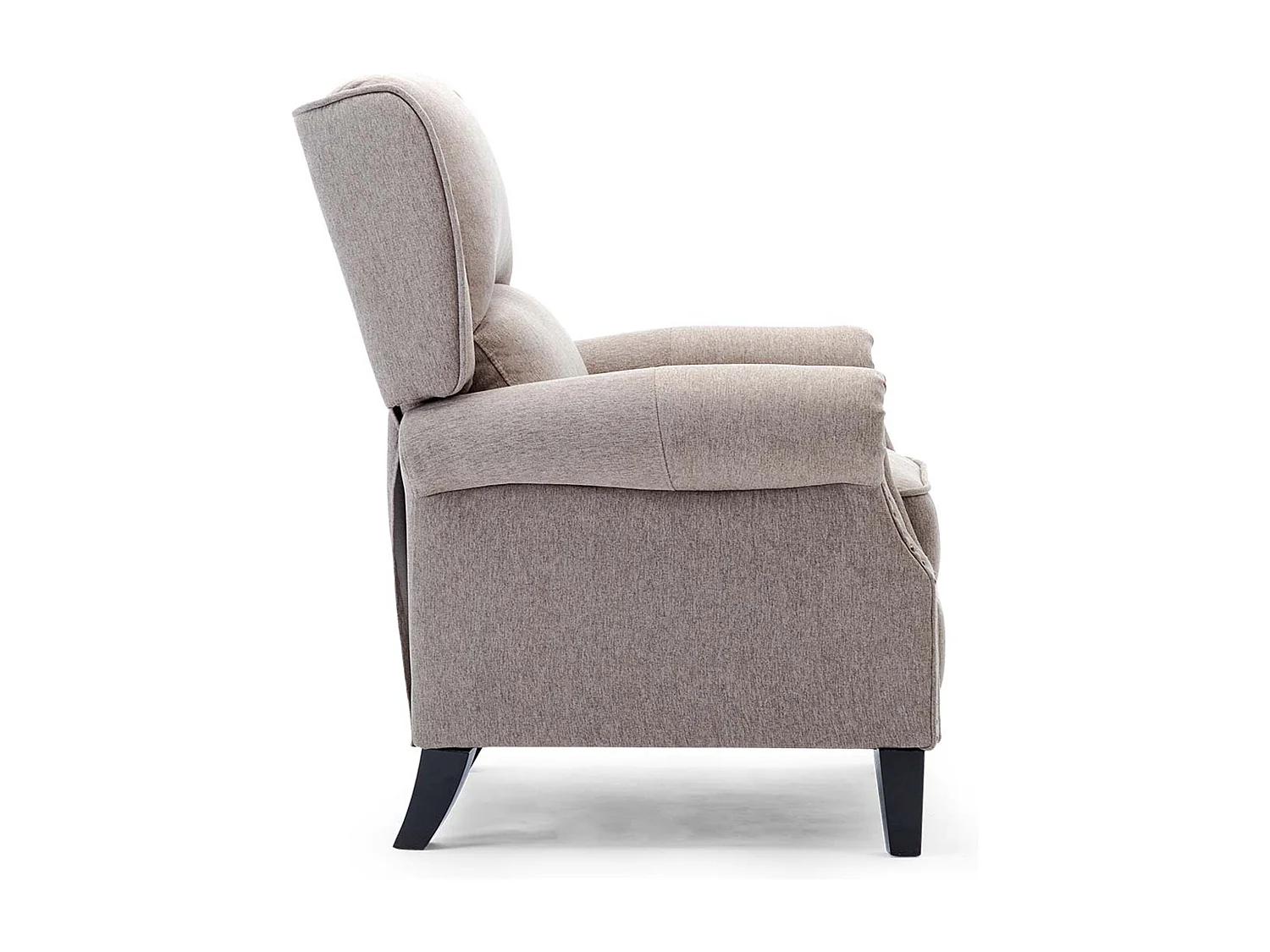 Charlotte Modern Fabric Pushback Recliner Sofa Accent Chair