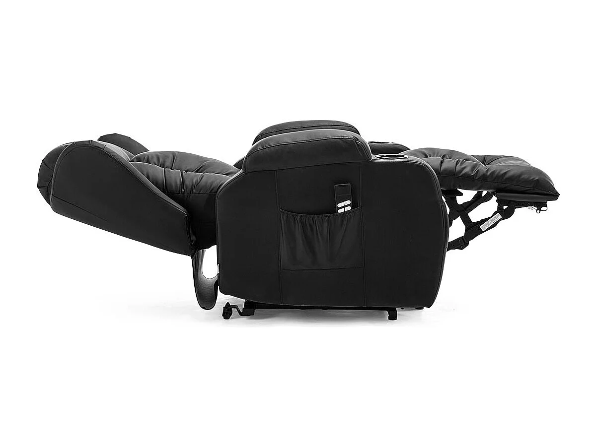 Caesar Dual Motor Rise Recliner Bonded Leather Heat And Massage Chair