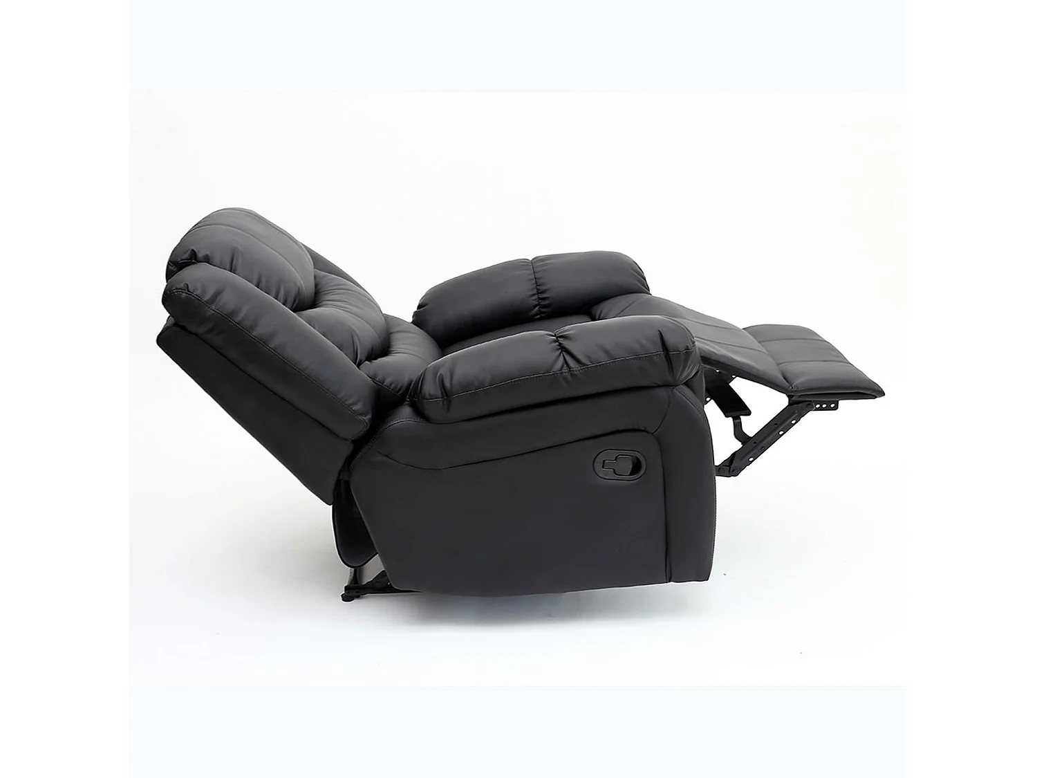 Seattle Manual Recliner Armchair Home Lounge Bonded Leather Chair