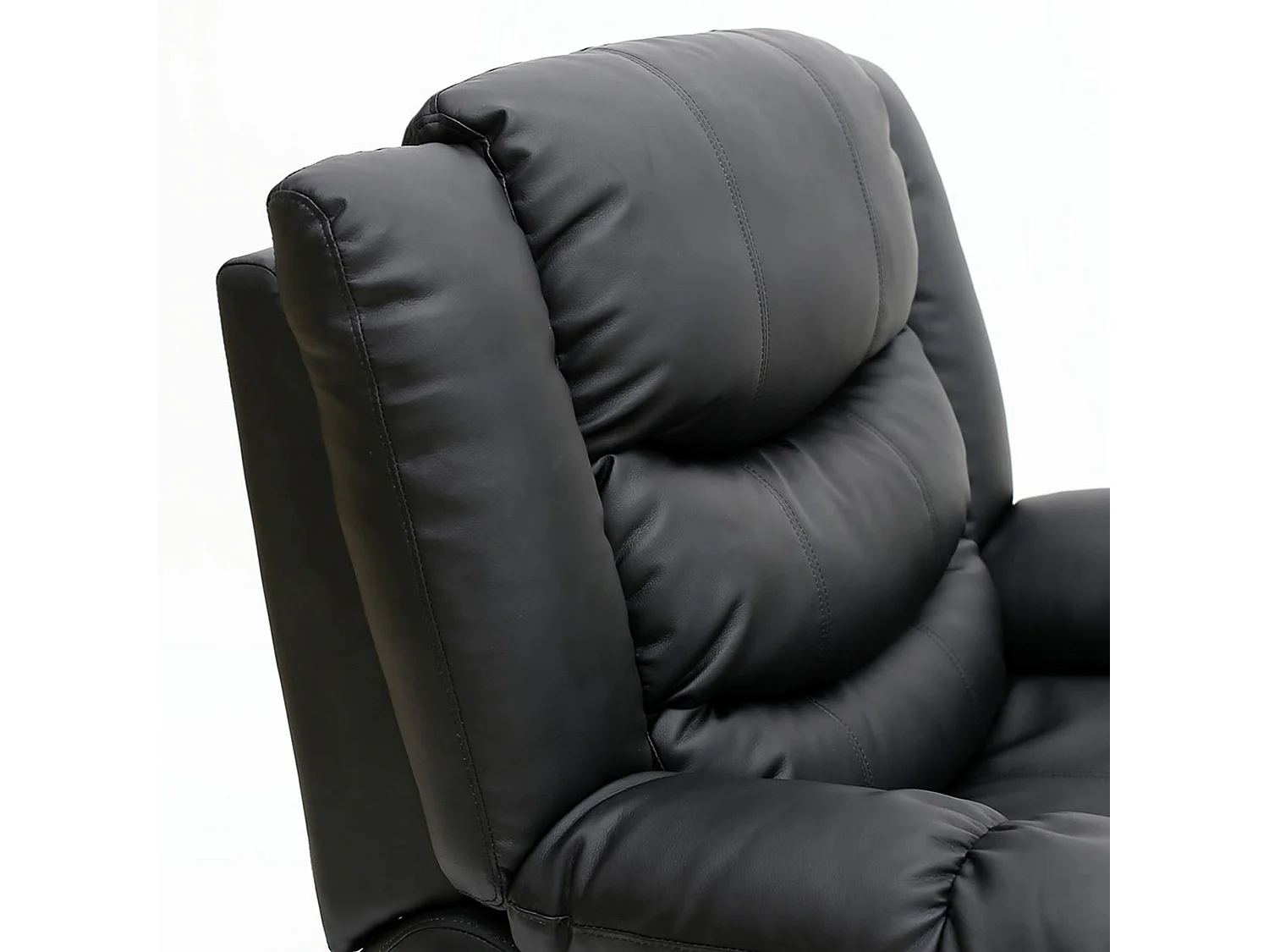 Seattle Manual Recliner Armchair Home Lounge Bonded Leather Chair
