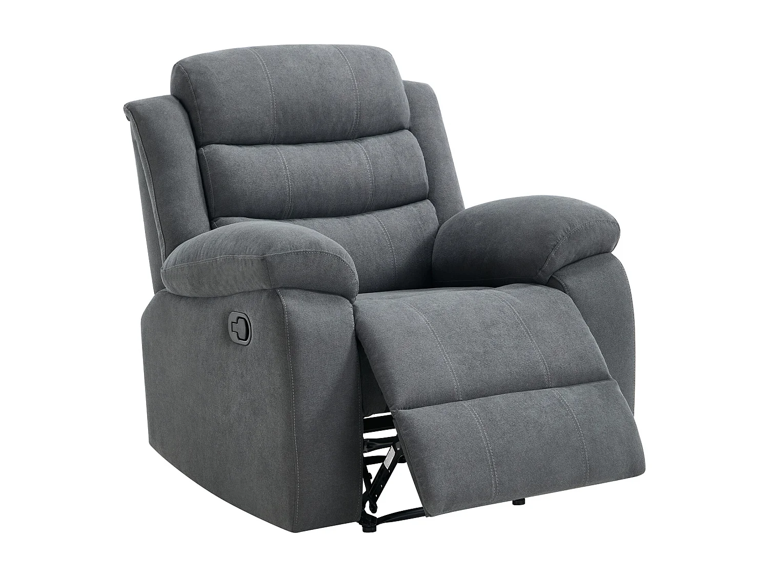 Boston 1 Seater Fabric Manual Recliner Chair