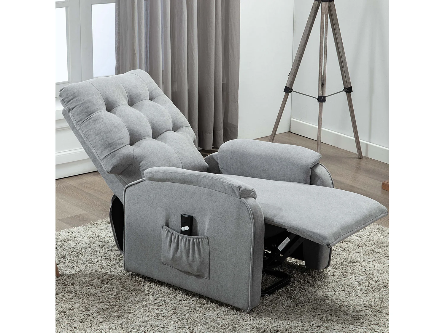 Charlbury Fabric Single Motor Rise Recliner Electric Lift Chair