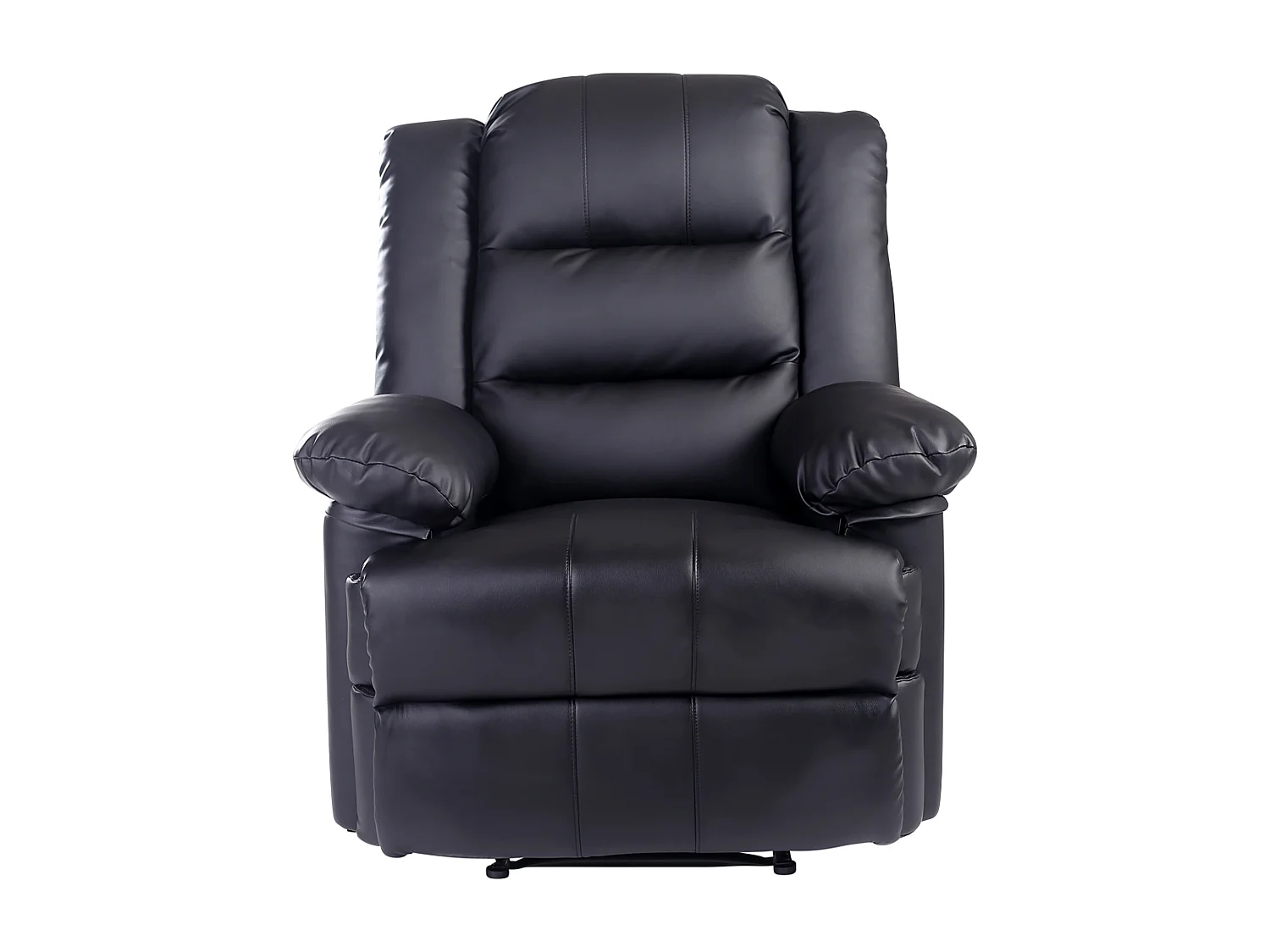 Loxley Bonded Leather Manual Recliner Armchair Sofa Home Lounge Chair