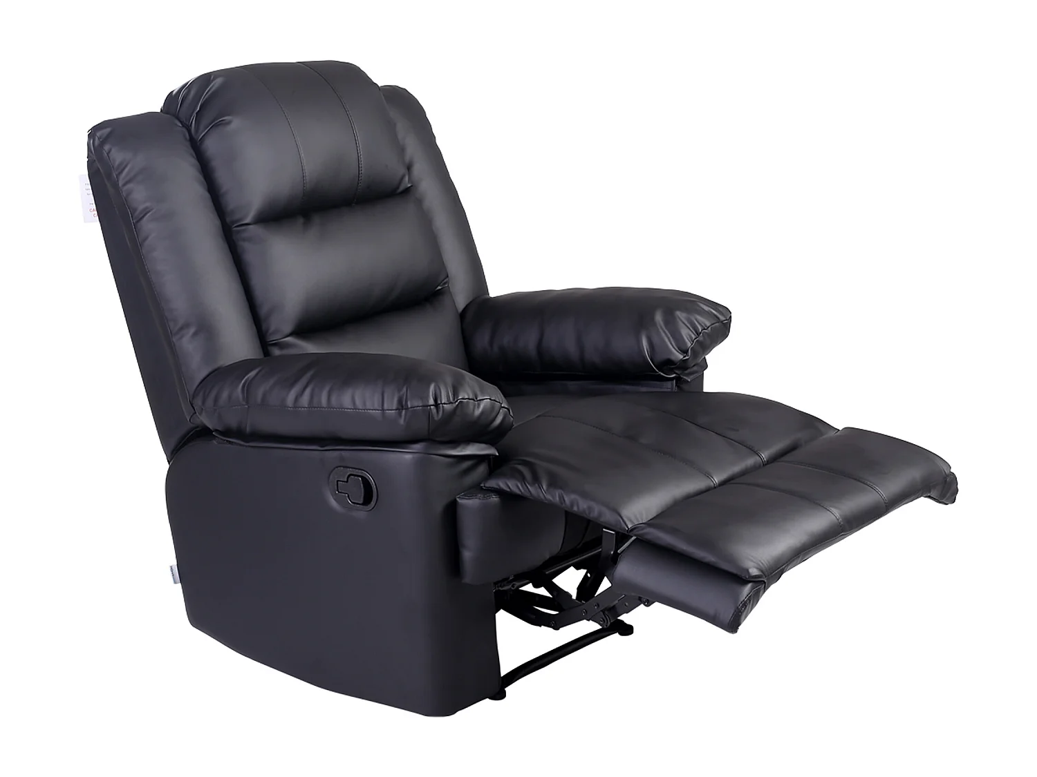 Loxley Bonded Leather Manual Recliner Armchair Sofa Home Lounge Chair