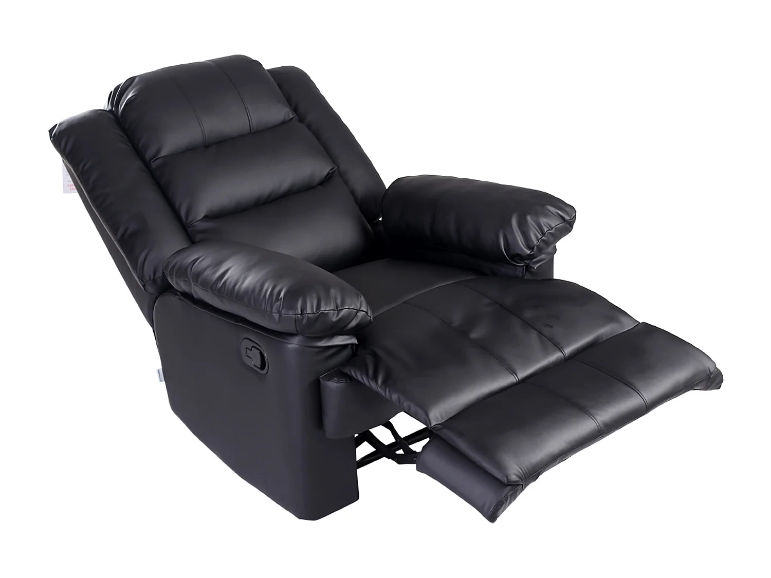 Loxley Bonded Leather Manual Recliner Armchair Sofa Home Lounge Chair