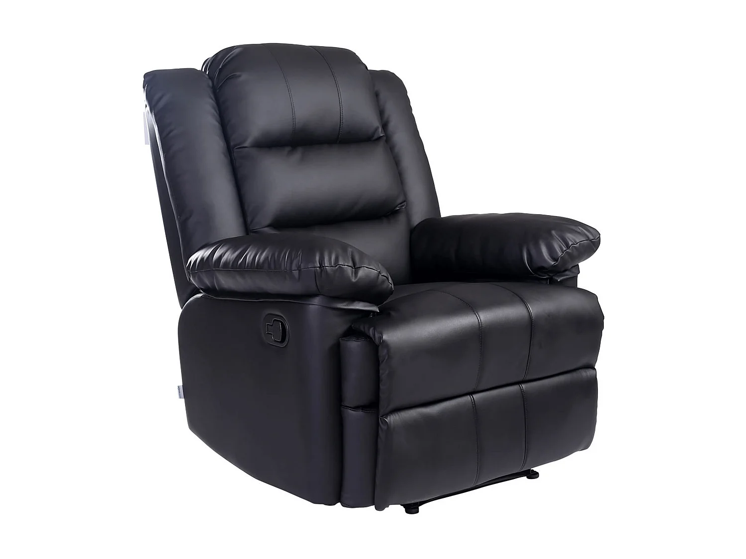 Loxley Bonded Leather Manual Recliner Armchair Sofa Home Lounge Chair