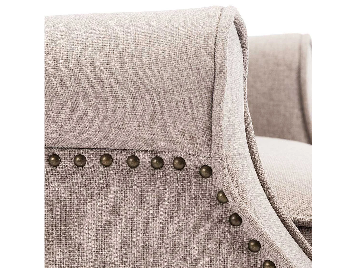 Althorpe Wing Back Recliner Button Back Fireside Linen Chair