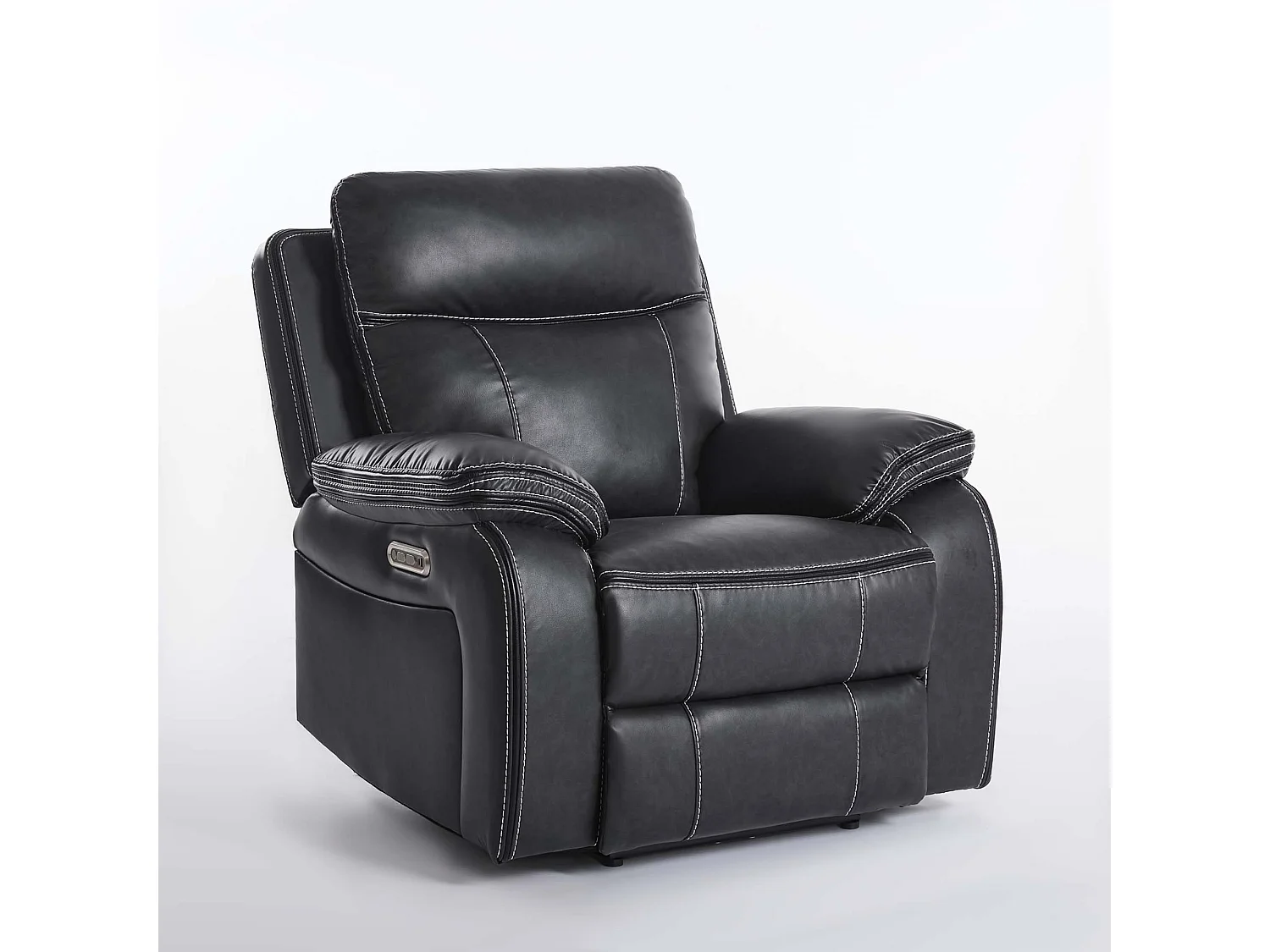 Vinson Electric Recliner Air Leather USB-C Charging Recliner Chair