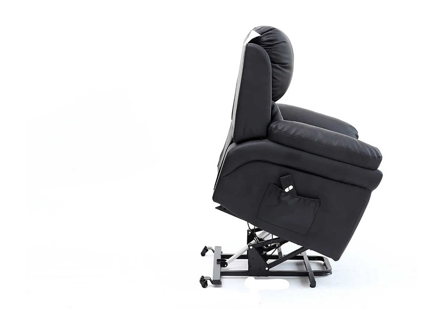 Madison Single Motor Electric Rise Recliner Bonded Leather Lift Chair