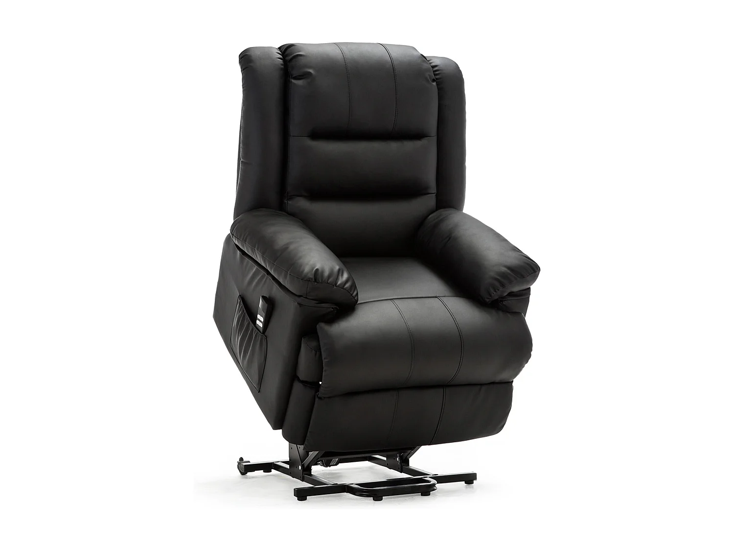 Loxley Dual Motor Electric Rise Recliner Bonded Leather Lift Chair