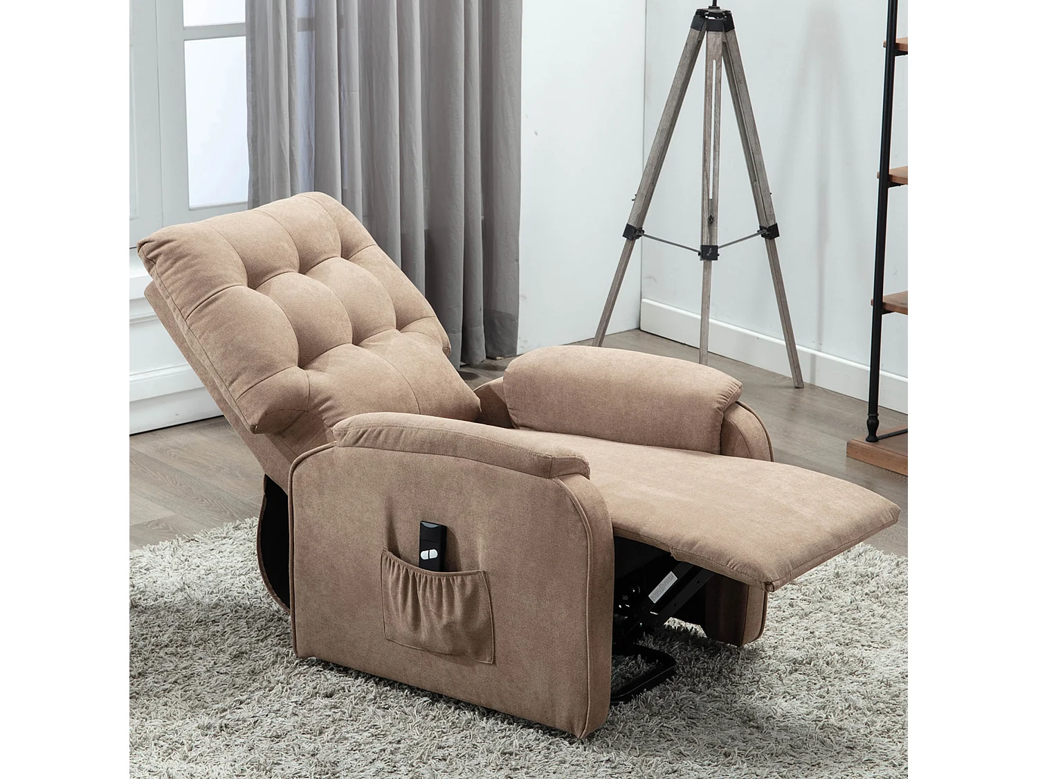 Charlbury Fabric Single Motor Rise Recliner Electric Lift Chair