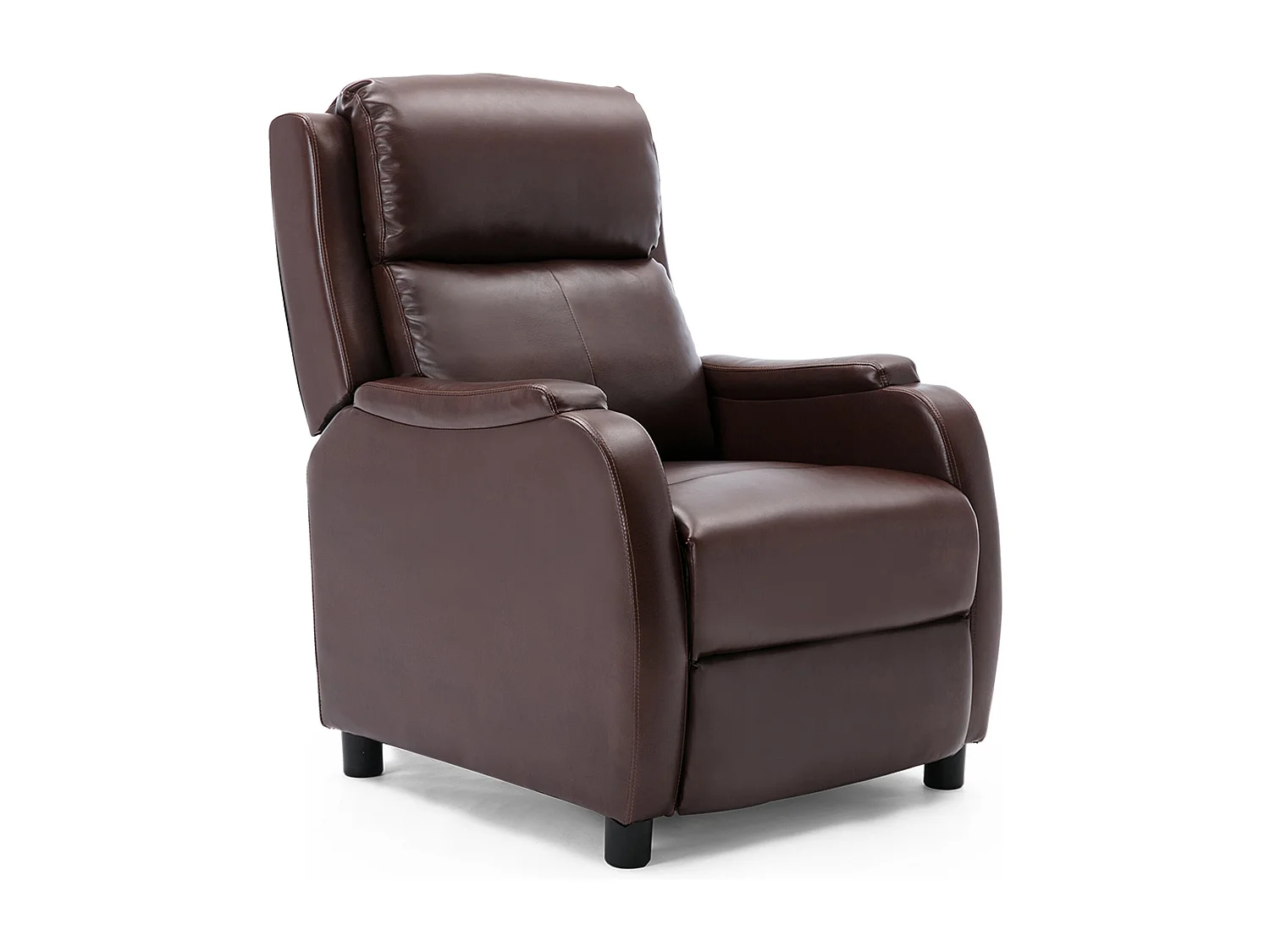 Churwell Bonded Leather Pushback Recliner Armchair Sofa Cinema Chair