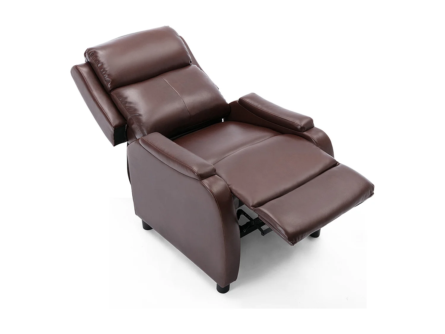 Churwell Bonded Leather Pushback Recliner Armchair Sofa Cinema Chair