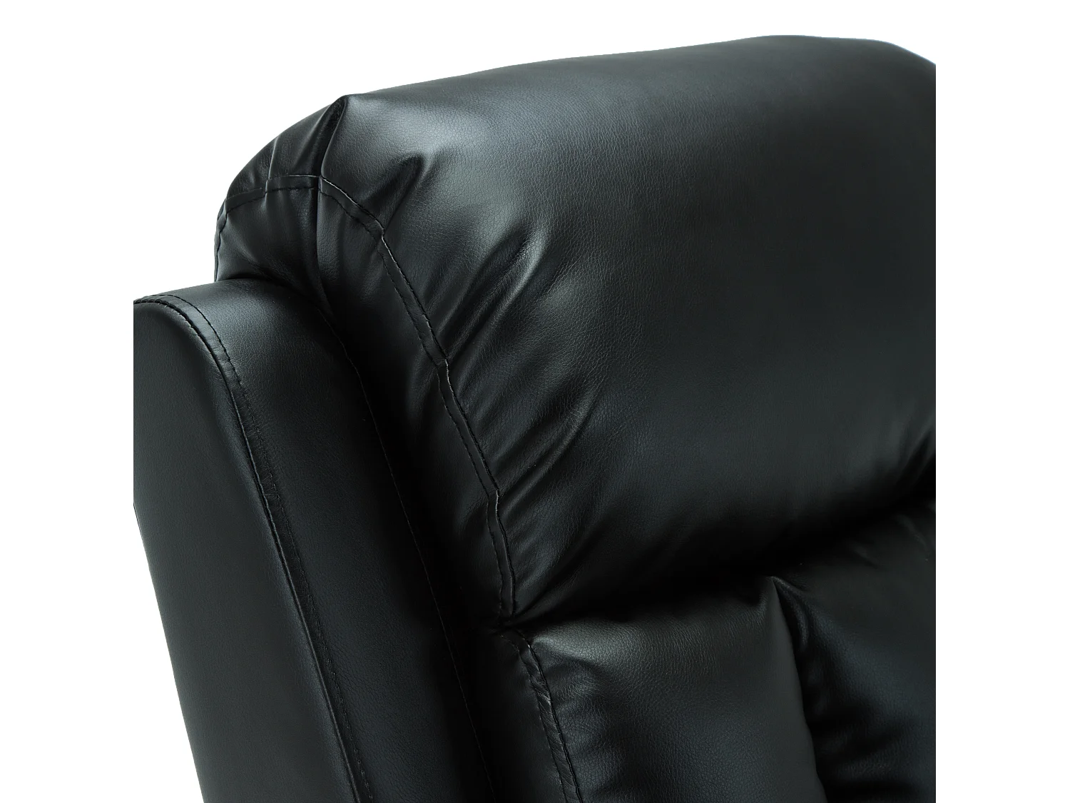 Studio Bonded Leather Recliner w Drink Holders Sofa Chair
