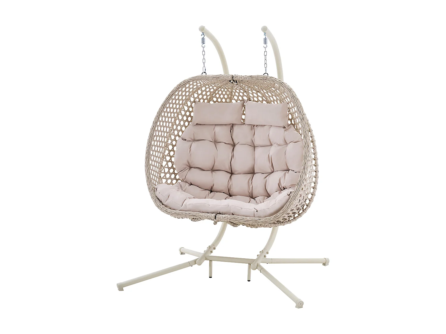 Sicily Double Hanging Rattan Egg Chair