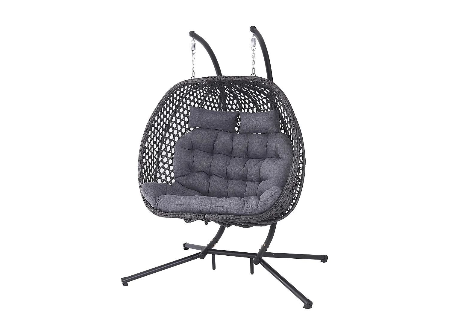 Sicily Double Hanging Rattan Egg Chair
