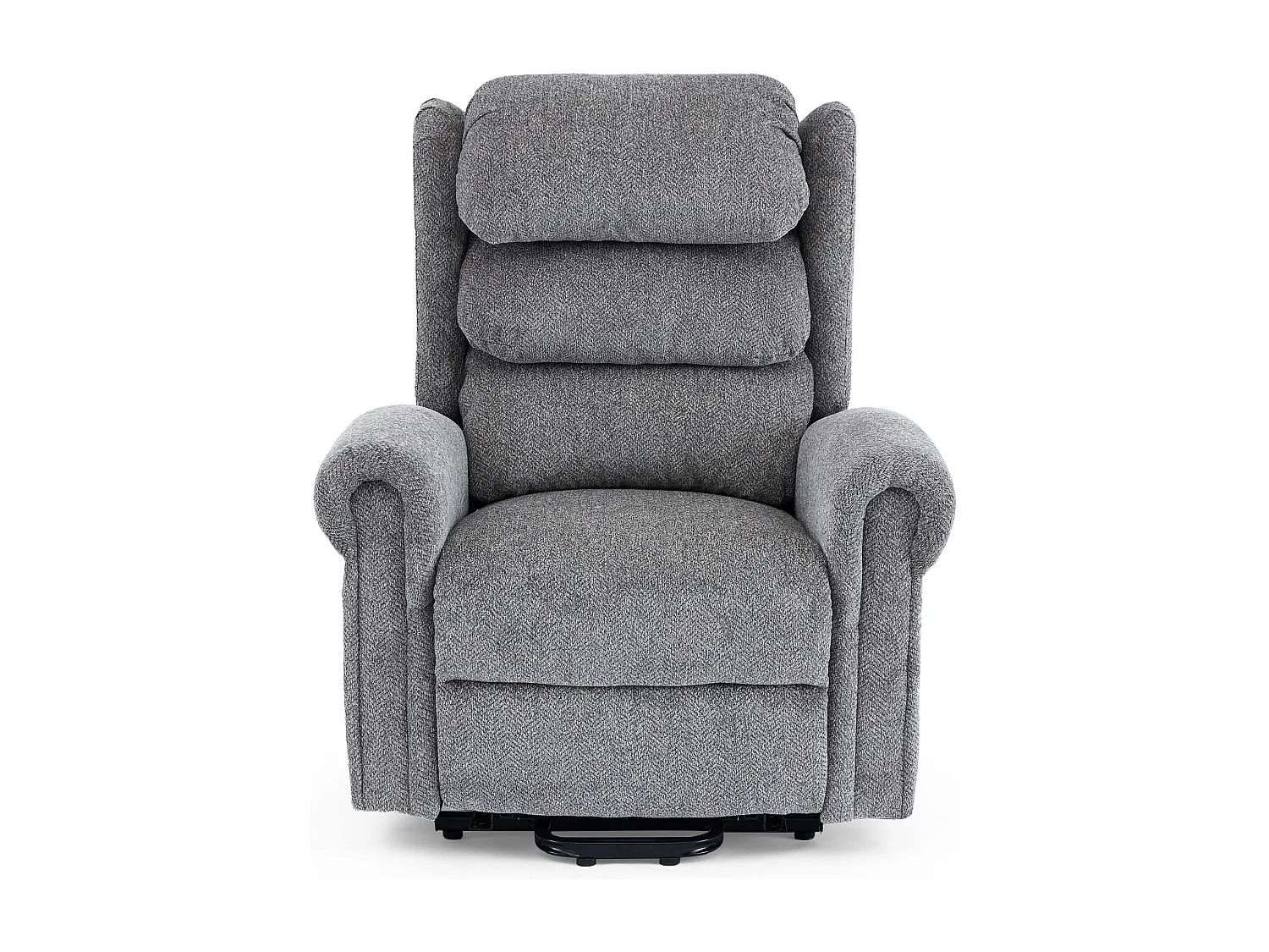 Belvoir Grey Fabric Dual Motor Mobility Rise Recliner Chair