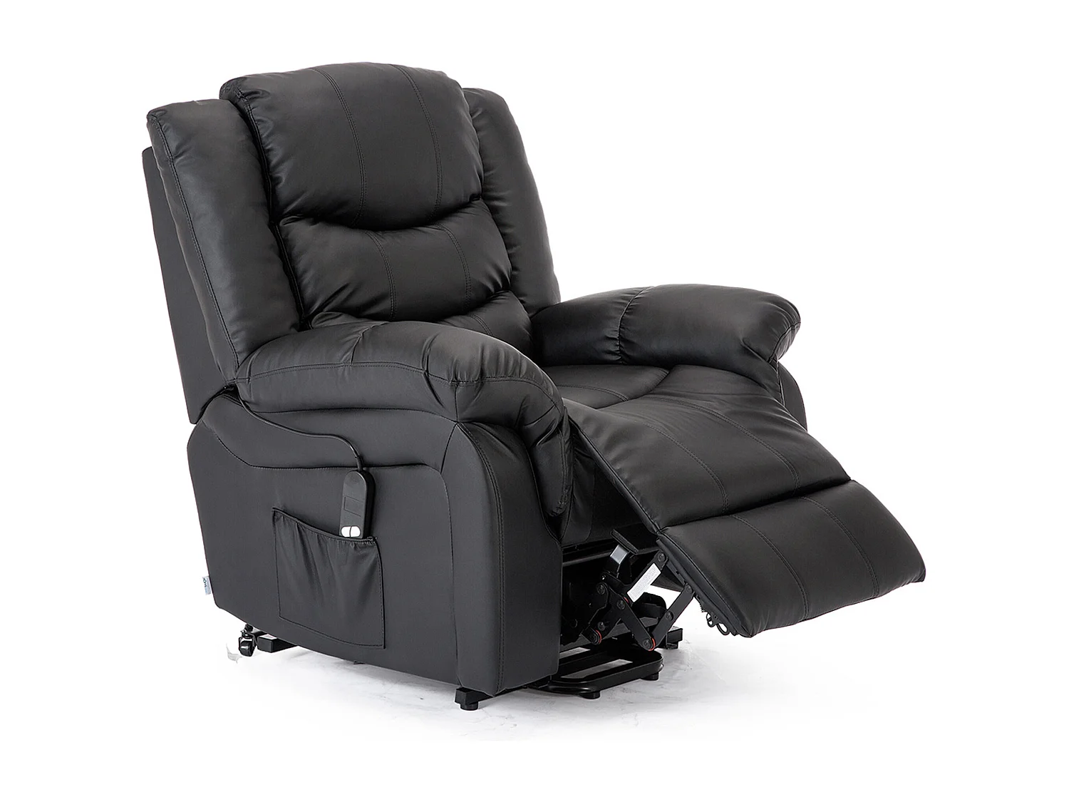 Seattle Electric Single Motor Rise Recliner Bonded Leather Chair