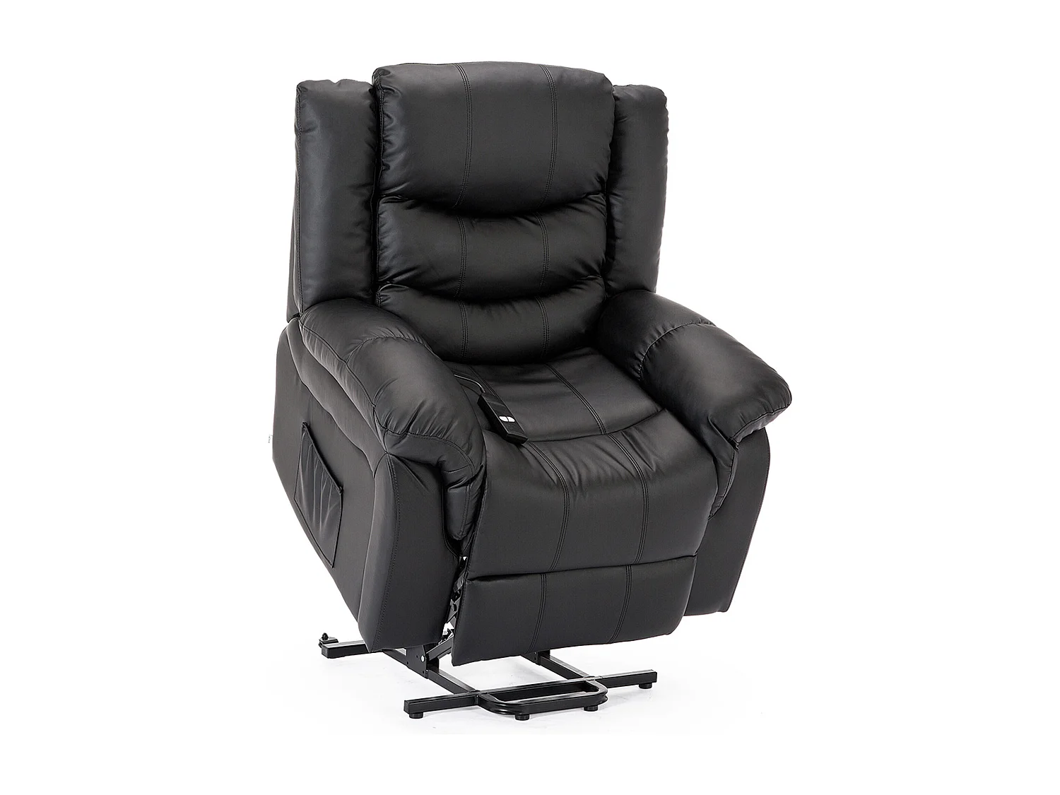 Seattle Electric Single Motor Rise Recliner Bonded Leather Chair