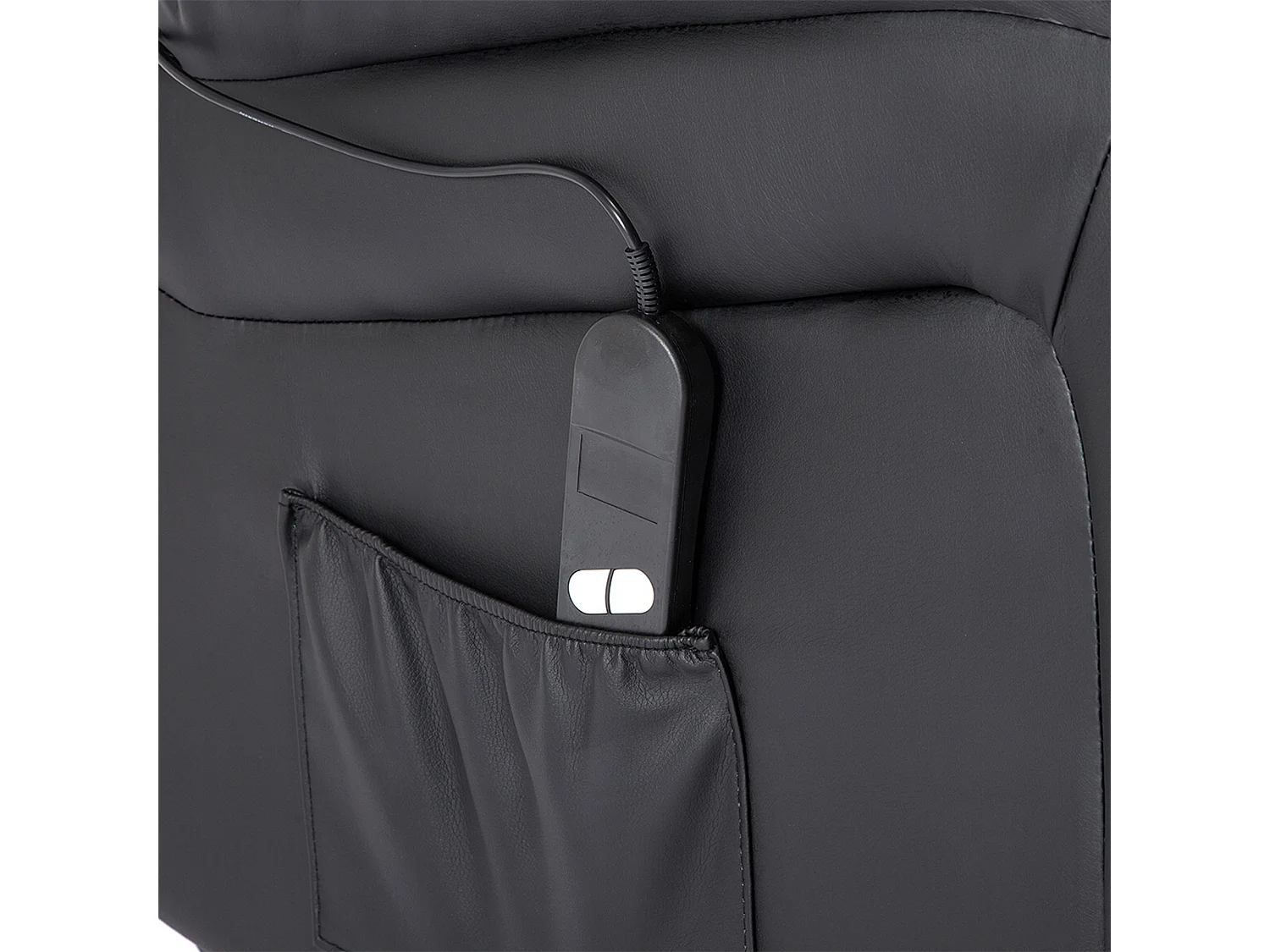 Seattle Electric Single Motor Rise Recliner Bonded Leather Chair