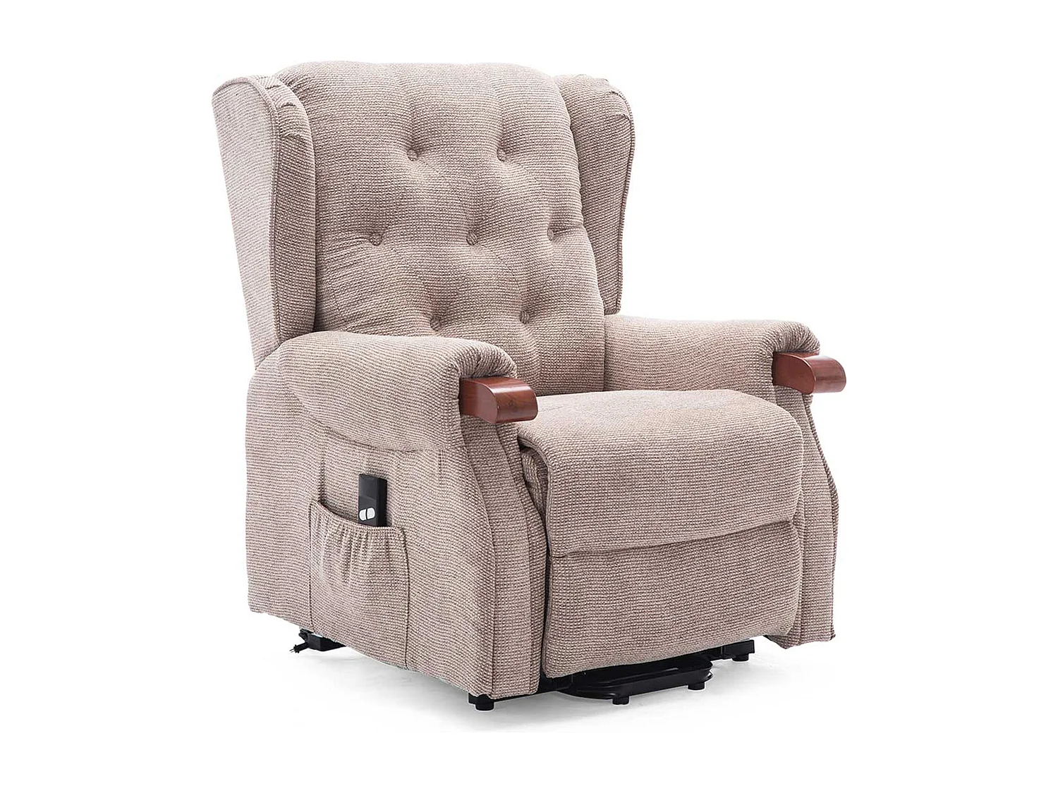 Harrogate Single Motor Electric Rise Recliner Fabric Lift Riser Chair