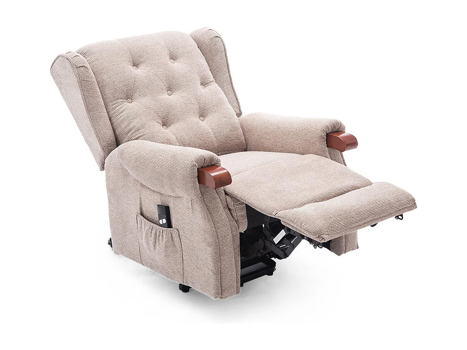 Harrogate Single Motor Electric Rise Recliner Fabric Lift Riser Chair