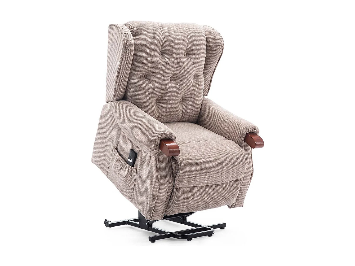 Harrogate Single Motor Electric Rise Recliner Fabric Lift Riser Chair