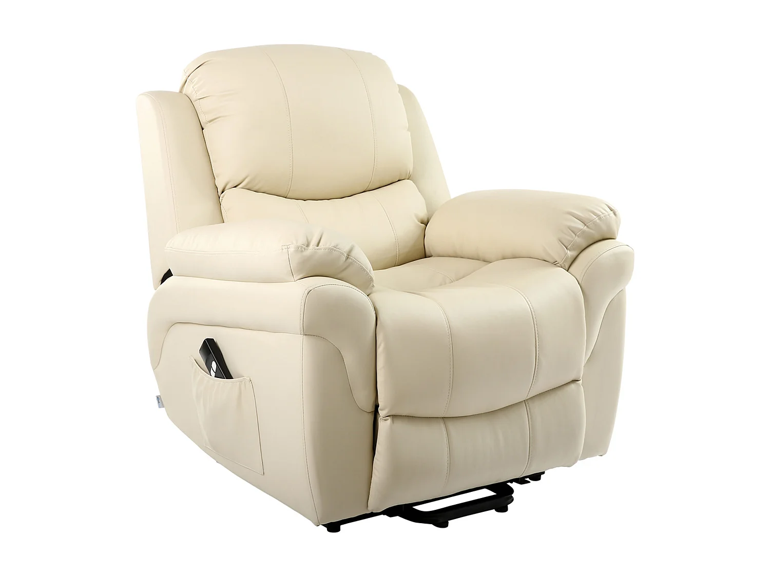 Madison Single Motor Electric Rise Recliner Bonded Leather Lift Chair