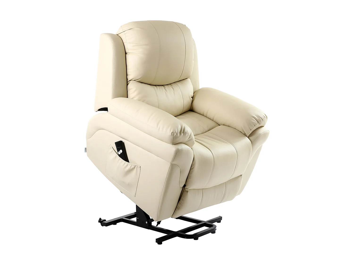 Madison Single Motor Electric Rise Recliner Bonded Leather Lift Chair