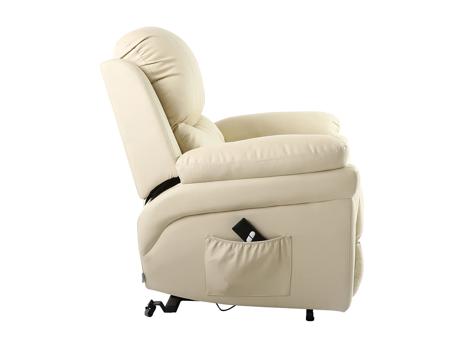 Madison Single Motor Electric Rise Recliner Bonded Leather Lift Chair