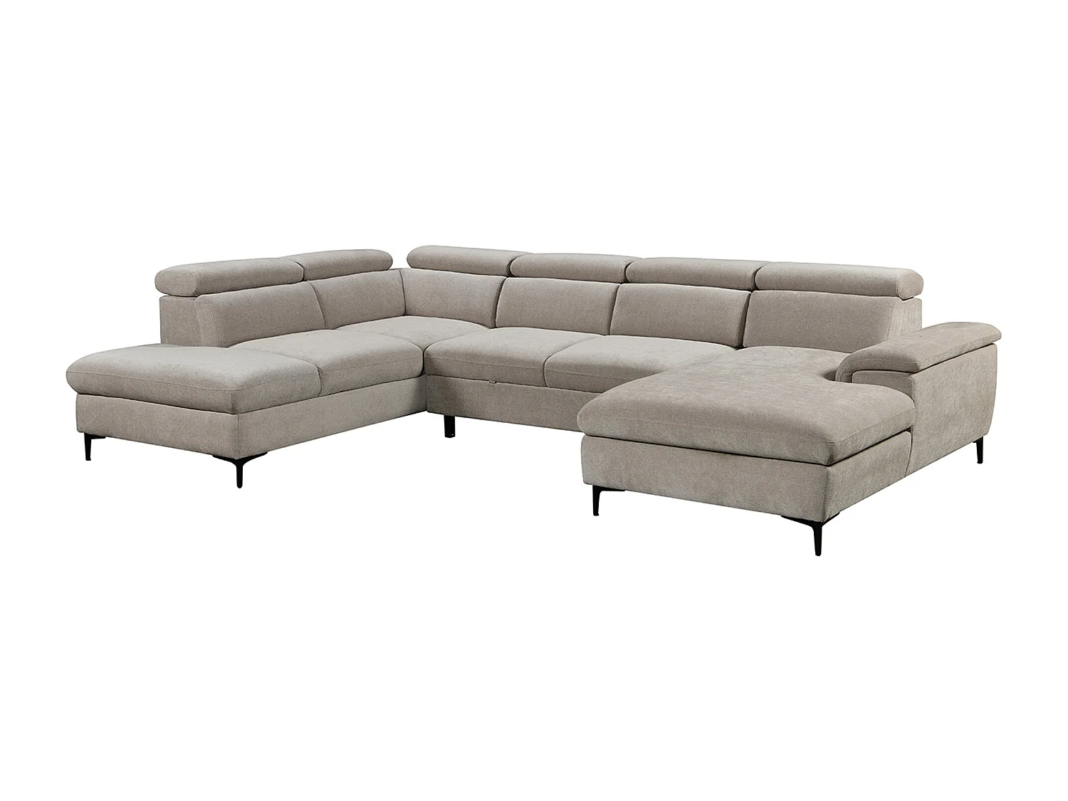 Leon Fabric Pull Out Corner Sofa Bed