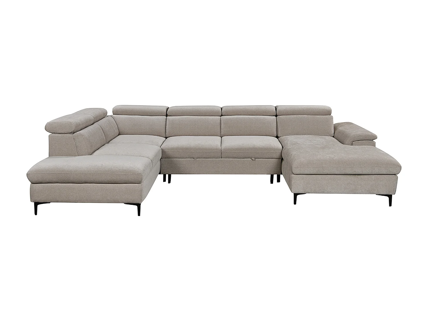 Leon Fabric Pull Out Corner Sofa Bed