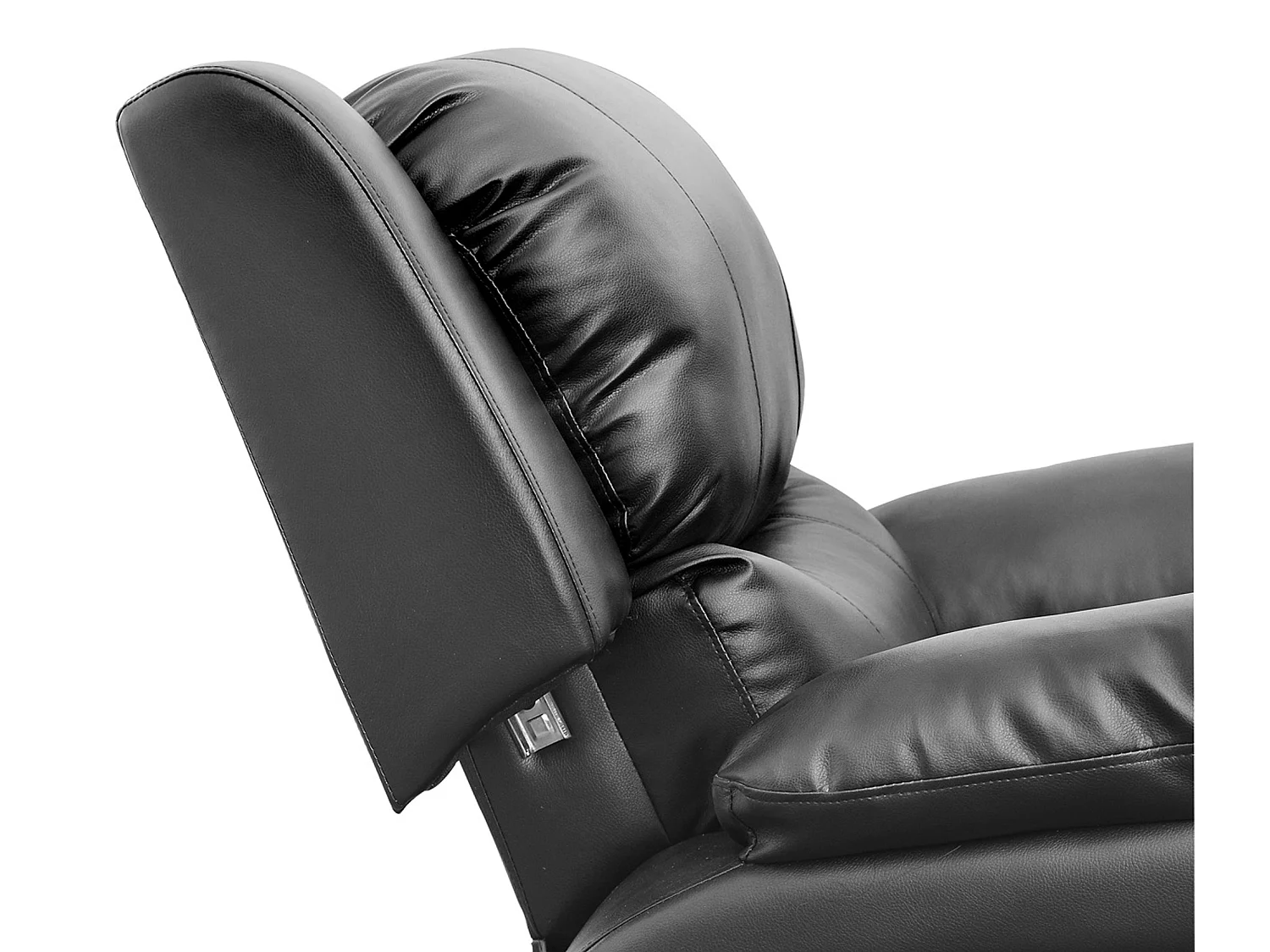 Madison Bonded Leather Manual Recliner Sofa Home Lounge Chair