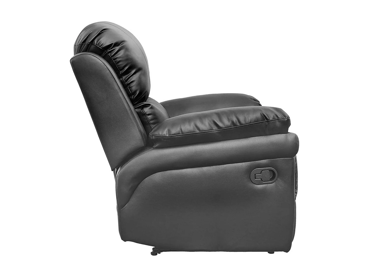 Madison Bonded Leather Manual Recliner Sofa Home Lounge Chair