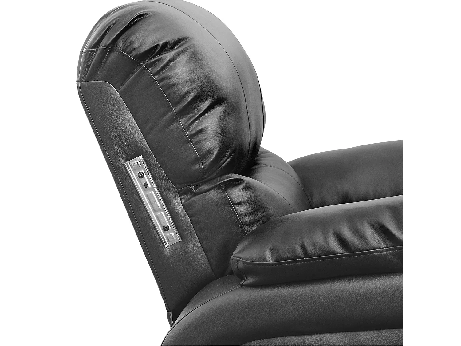 Madison Bonded Leather Manual Recliner Sofa Home Lounge Chair