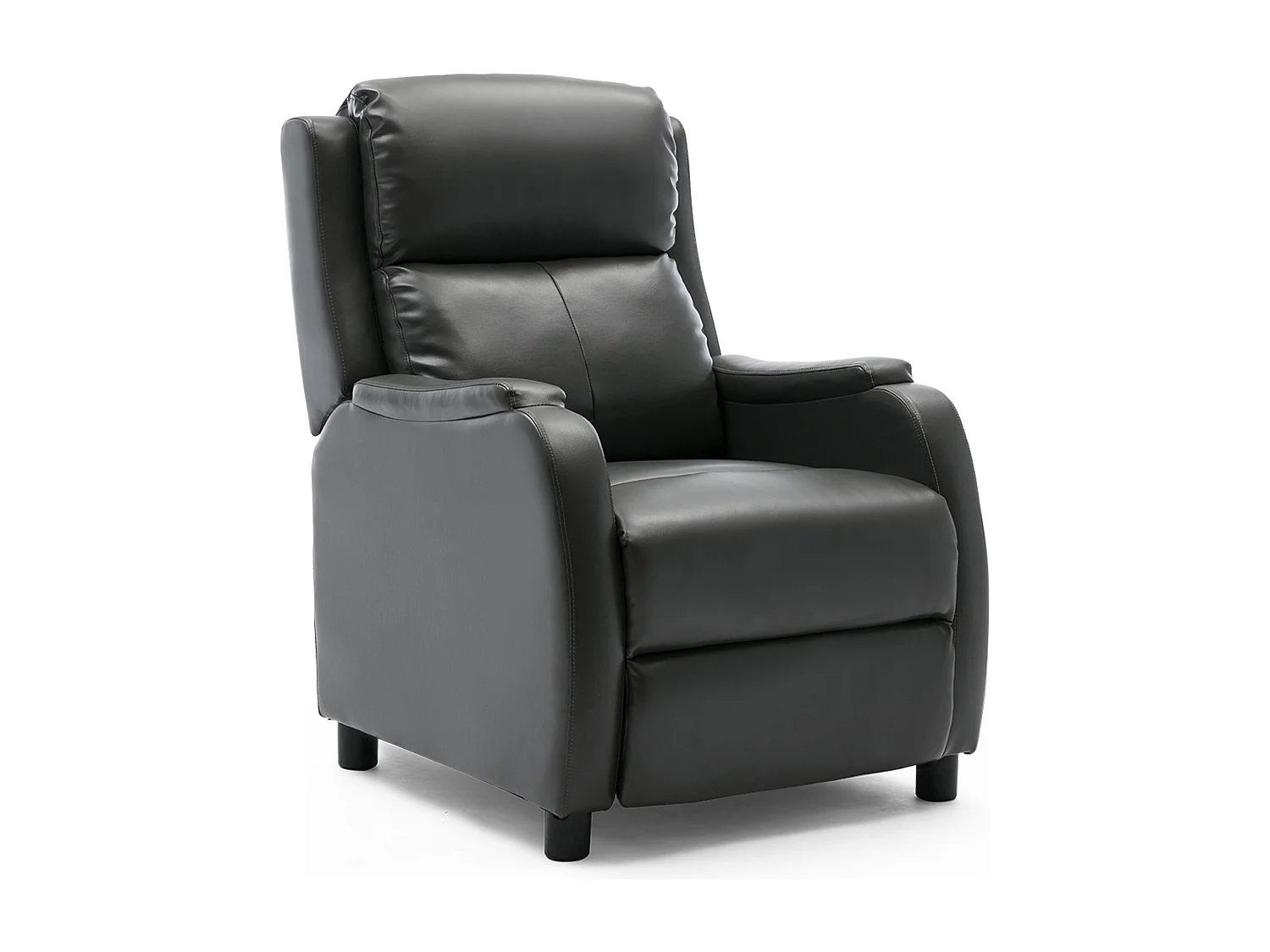 Churwell Bonded Leather Pushback Recliner Armchair Sofa Cinema Chair