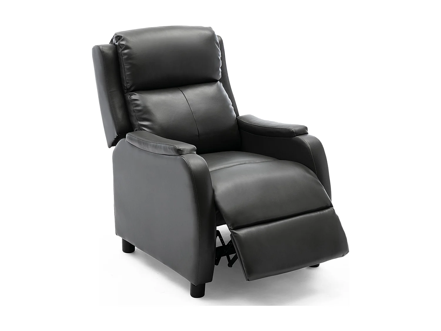 Churwell Bonded Leather Pushback Recliner Armchair Sofa Cinema Chair