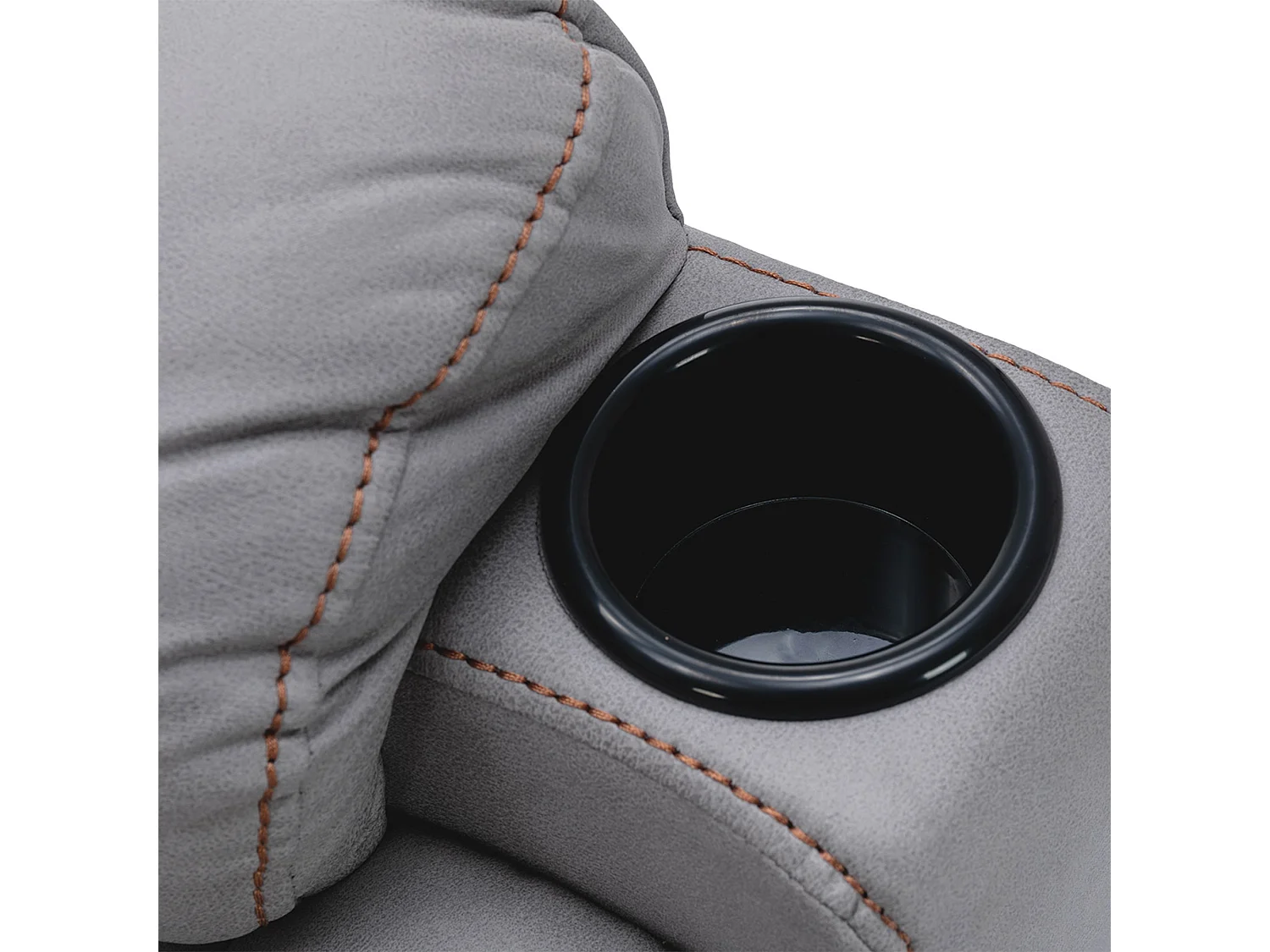 Afton Technology Fabric Recliner Rocking Swivel Cinema Sofa Chair