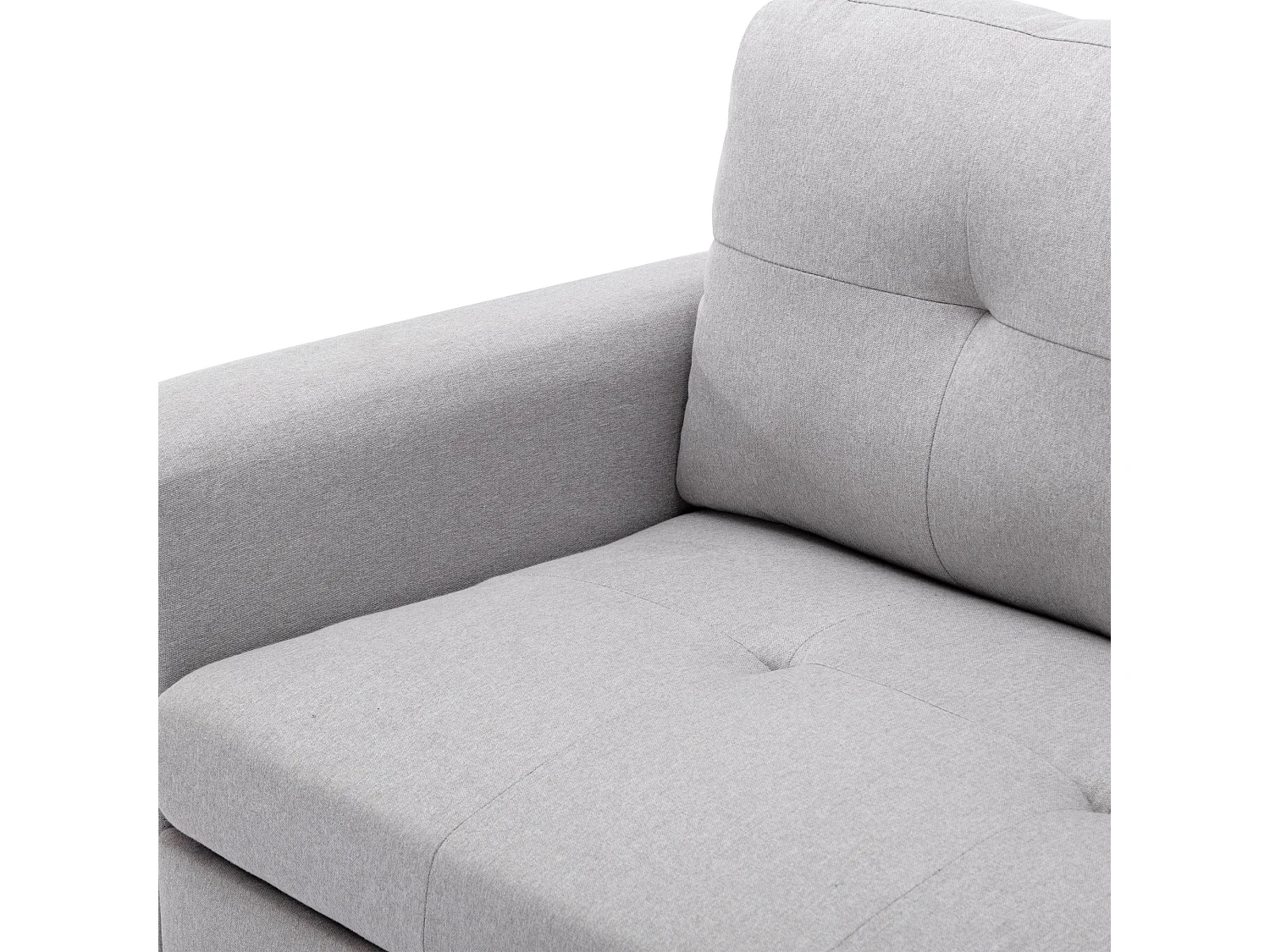 Newport Fabric Corner 3 Seater Sofa Bed w Storage Left or Right Side
