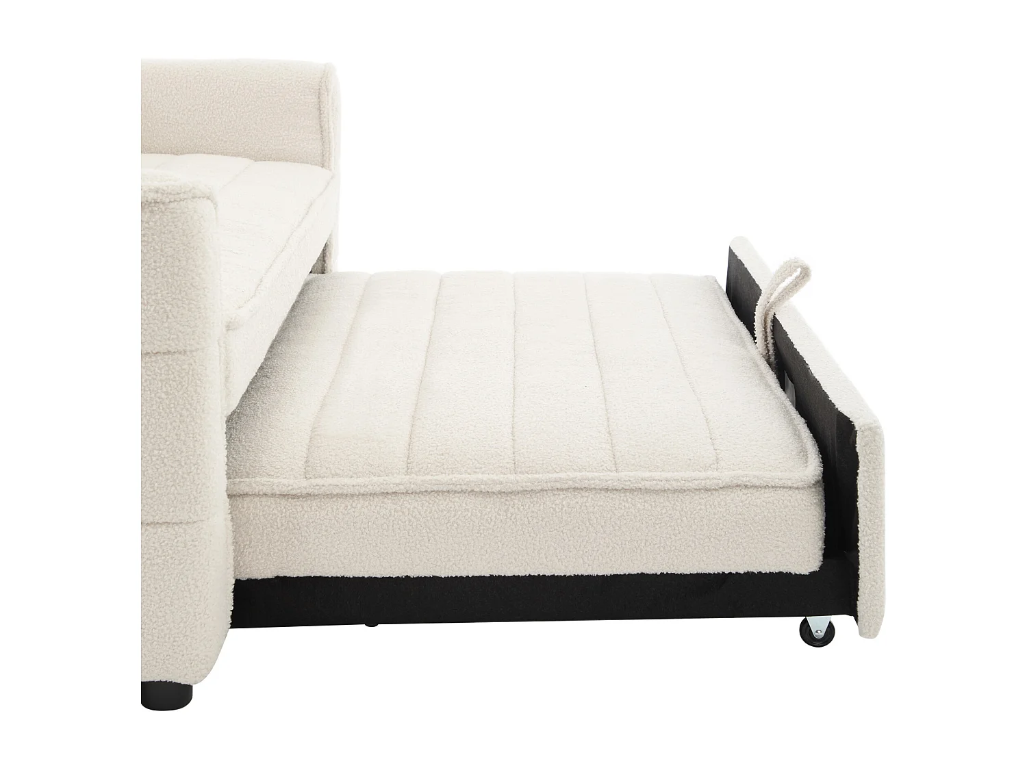 Jasper Pull Out Clic Clac Sofa Bed 2 Seater in Boucle