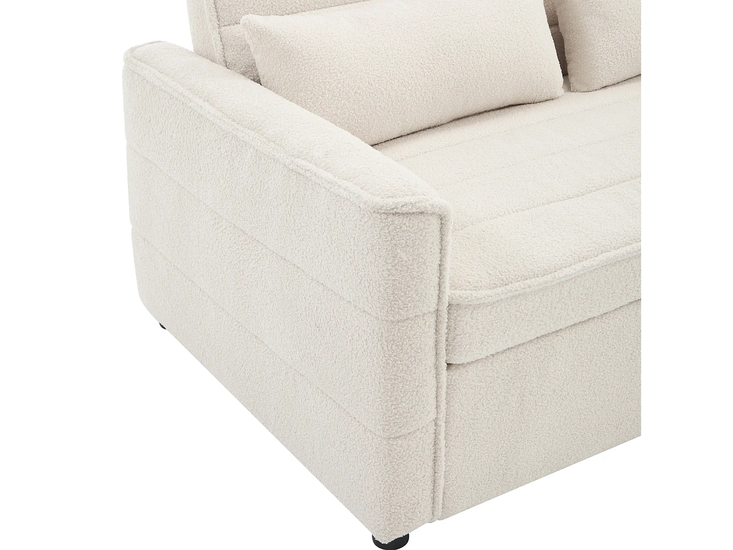 Jasper Pull Out Clic Clac Sofa Bed 2 Seater in Boucle
