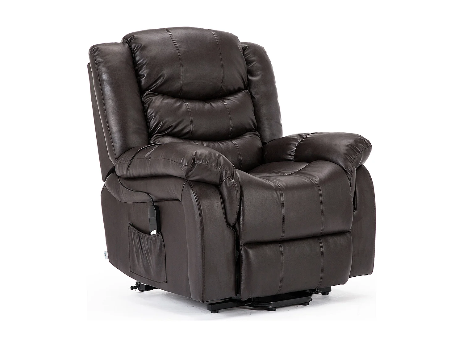 Seattle Electric Single Motor Rise Recliner Bonded Leather Chair