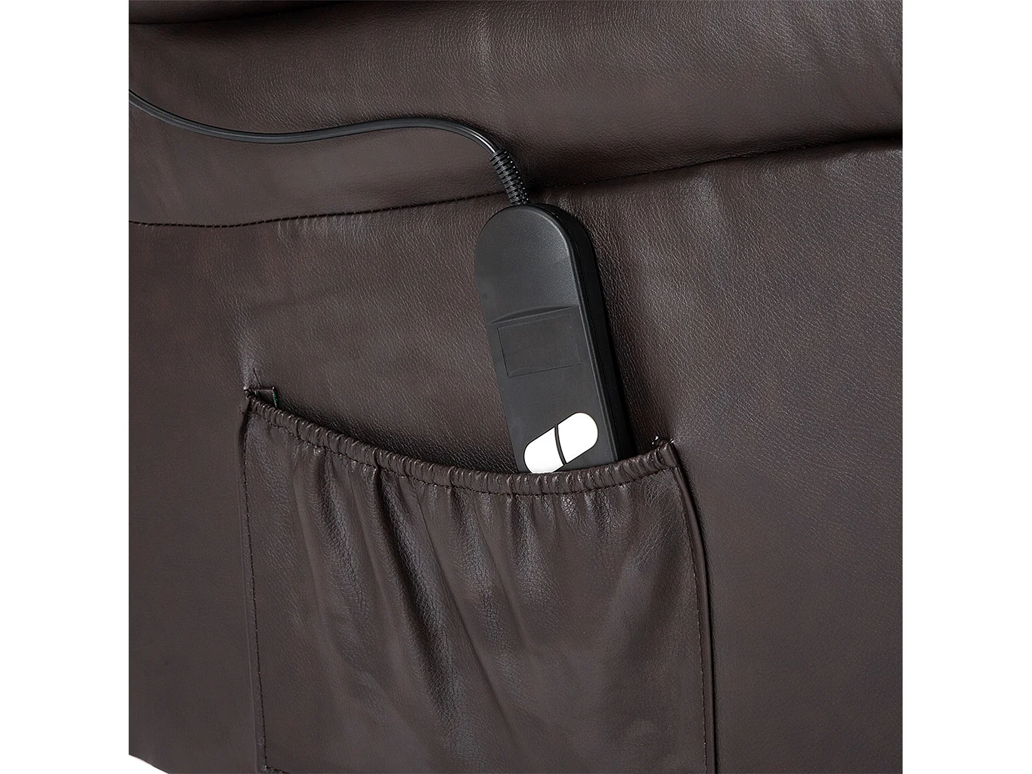 Seattle Electric Single Motor Rise Recliner Bonded Leather Chair
