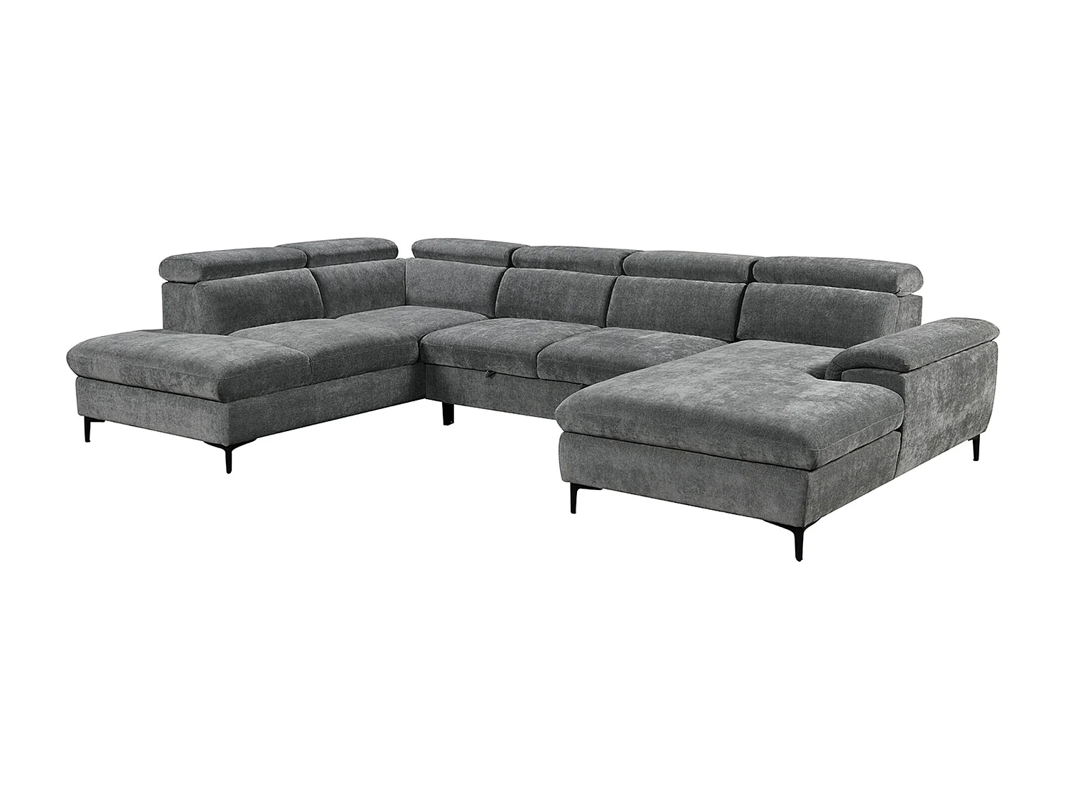 Leon Fabric Pull Out Corner Sofa Bed
